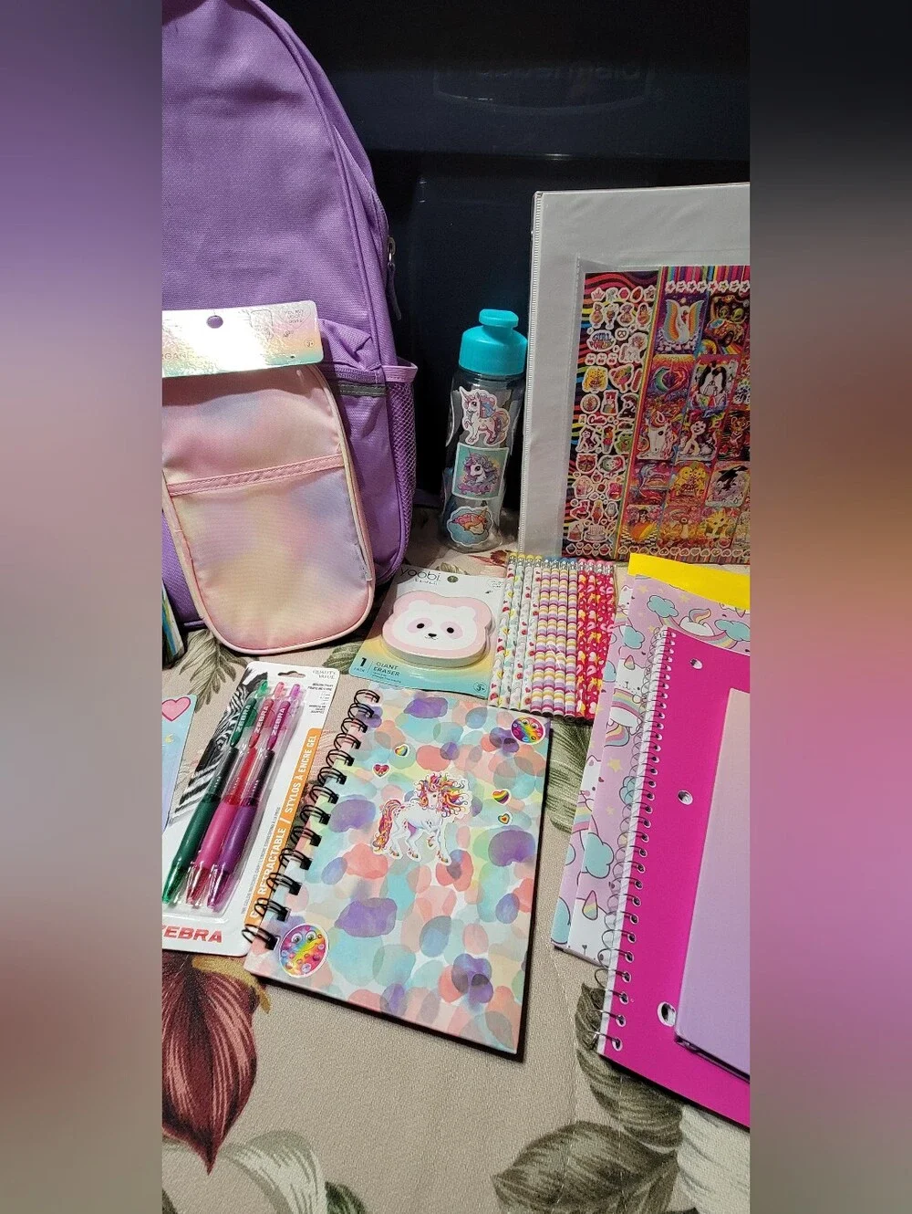 820- Magical Unicorn Themed Backpack & Supplies